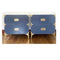 A Pair of Bernhardt Campaign Style End Stands
