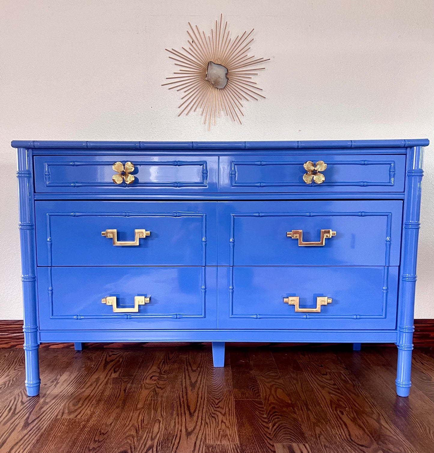 CUSTOMIZABLE Thomasville Allegro Faux Bamboo Dresser