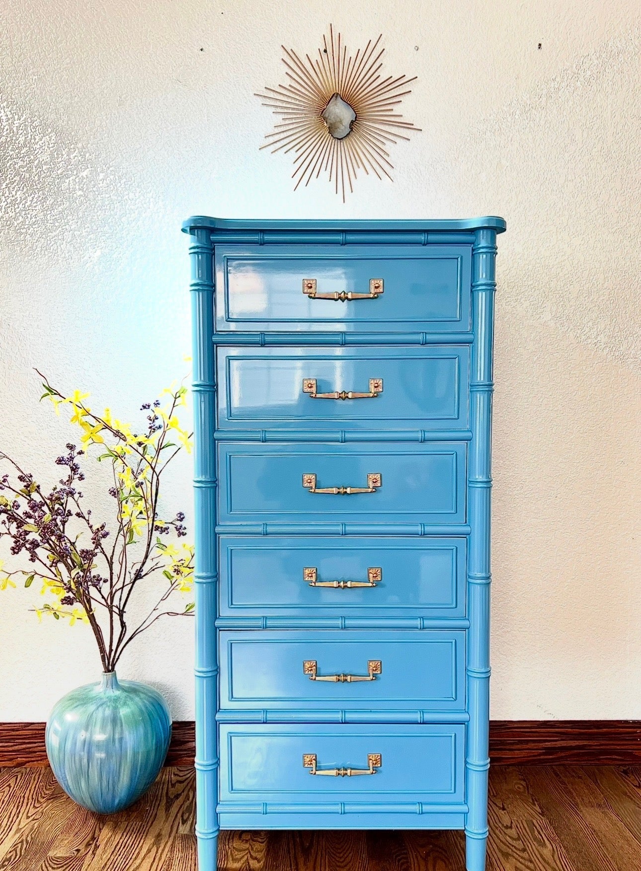 Customizable Henry Link faux Bamboo Lingerie Chest