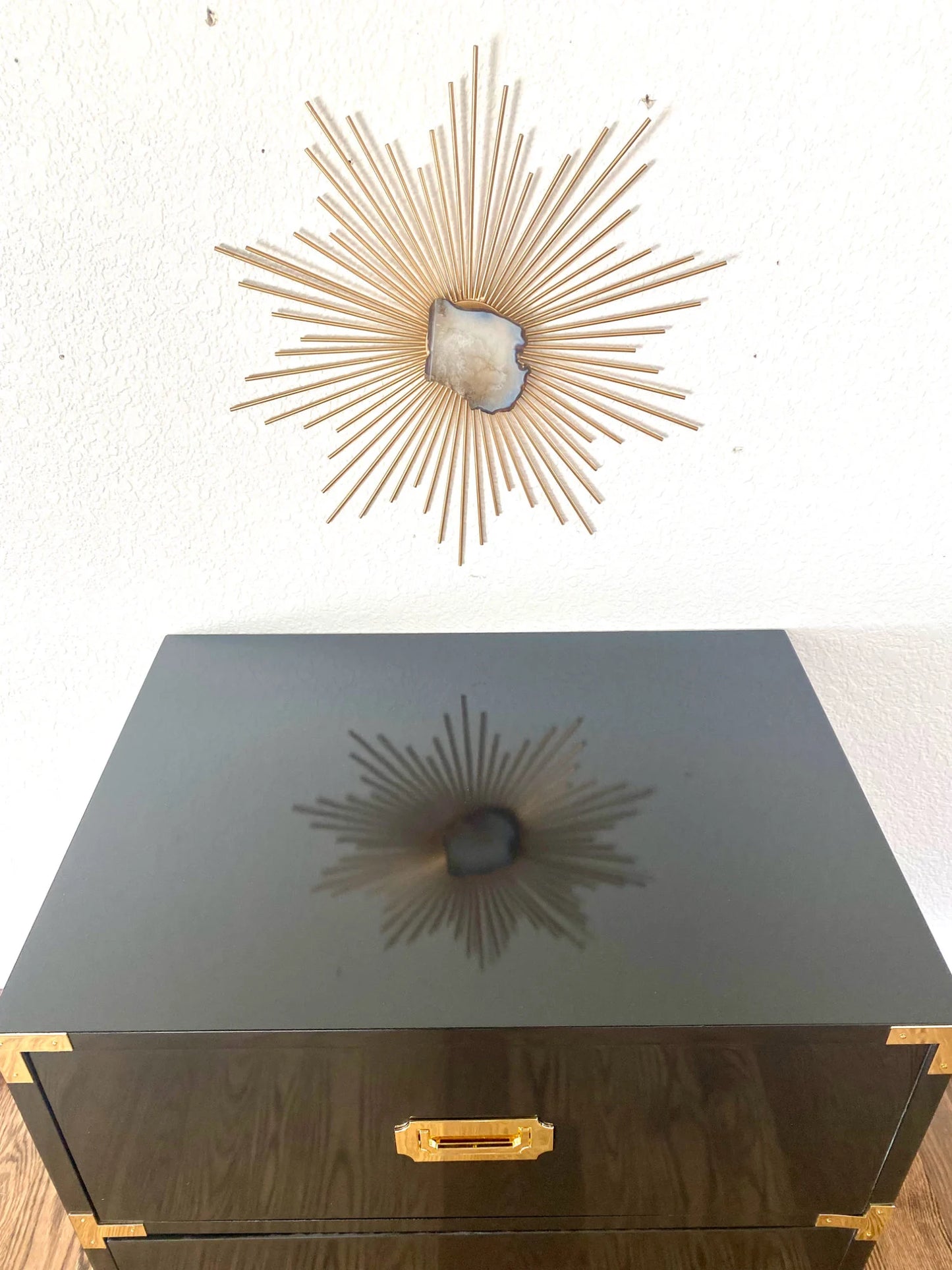 A Pair of Bernhardt Campaign Style End Stands