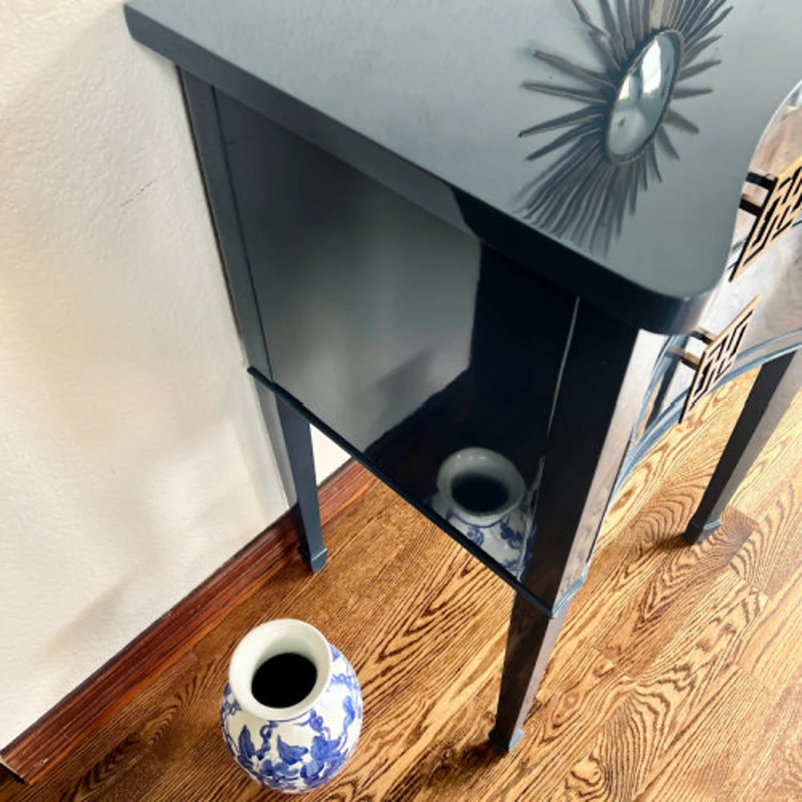 CUSTOMIZABLE - Vintage Serpentine Buffet/Credenza