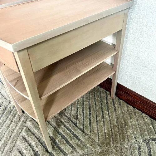 A Pair of Stained Modern End Stands by Mersman