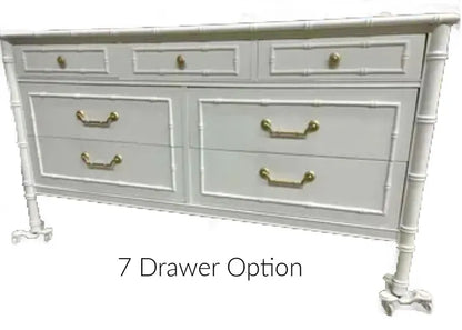 CUSTOMIZABLE Thomasville Allegro Faux Bamboo Dresser