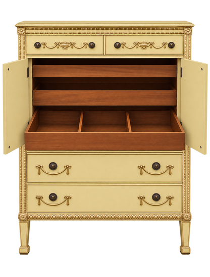Customizable Romweber Tall Dresser/Lingerie Chest