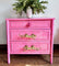 Ultra High Gloss Hot Pink Thomasville Bamboo Dresser