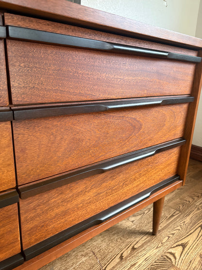 Vintage Bassett Gala Mid Century Modern Dresser