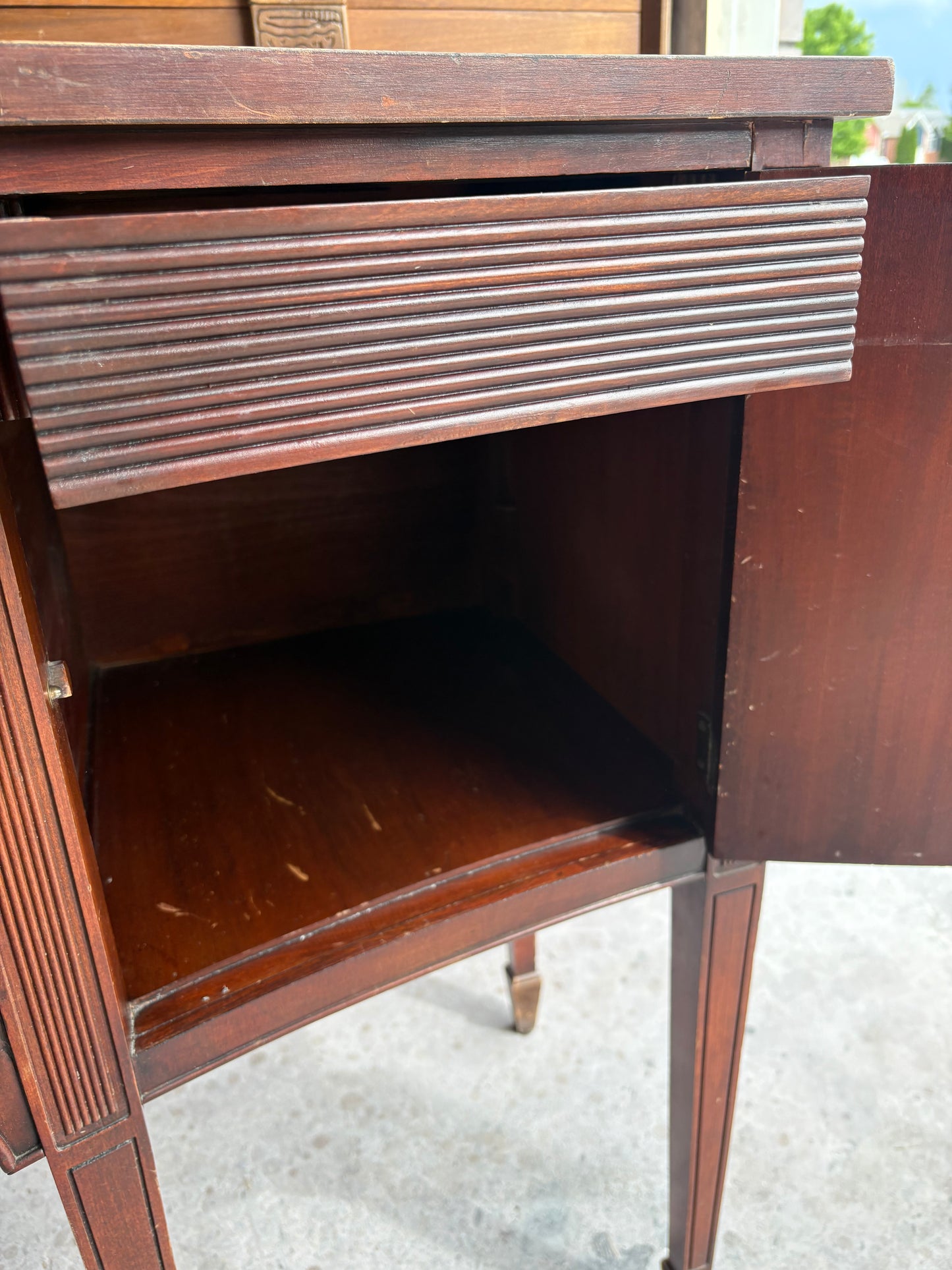 CUSTOMIZABLE Paint or Stain this Curvy Vintage Serpentine Buffet/Credenza/Sideboard
