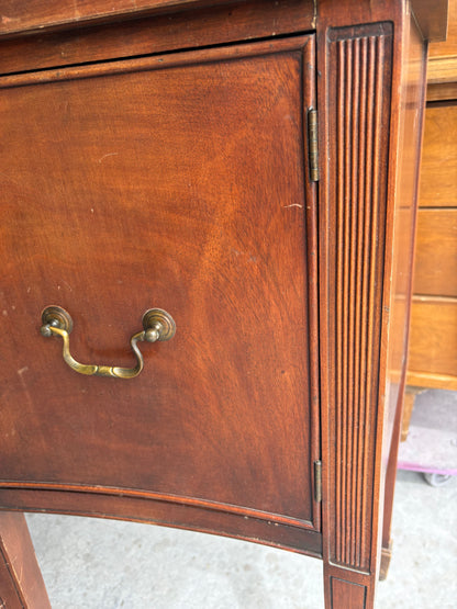 CUSTOMIZABLE Paint or Stain this Curvy Vintage Serpentine Buffet/Credenza/Sideboard