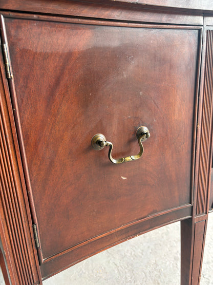 CUSTOMIZABLE Paint or Stain this Curvy Vintage Serpentine Buffet/Credenza/Sideboard