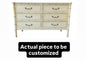 Customizable Henry Link Bali Hai 6 Drawer Faux Bamboo in the color of your choice!