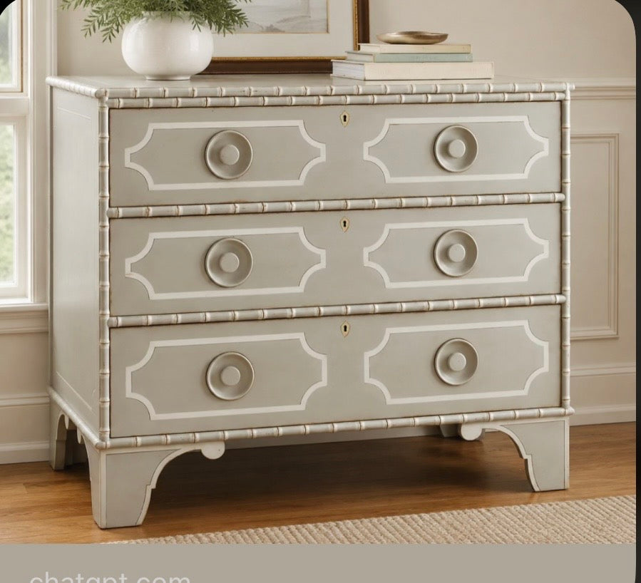 CUSTOMIZABLE Somerset Bamboo Chest of Drawers