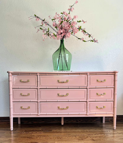 Customizable Henry Link Bali Hai 9 Drawer Dresser