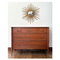 CUSTOMIZABLE  Stain/paint Vintage French Directoire style 3-drawer commode / chest of drawers produced by the Baker Furniture Company.
