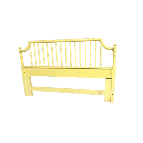 CUSTOMIZABLE Queen Thomasville Allegro Faux Bamboo Headboard in the color of your choice