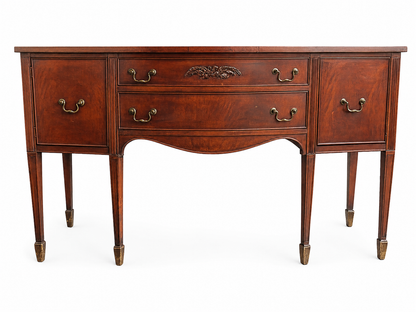 CUSTOMIZABLE Paint or Stain this Curvy Vintage Serpentine Buffet/Credenza/Sideboard