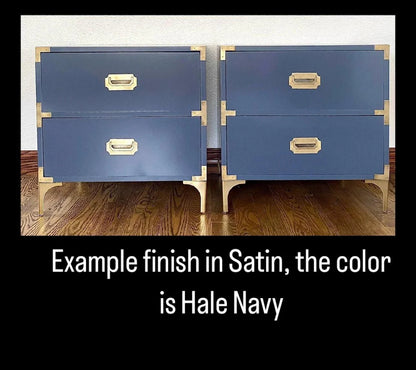 Customizable a Pair of Dixie French Style End Stands