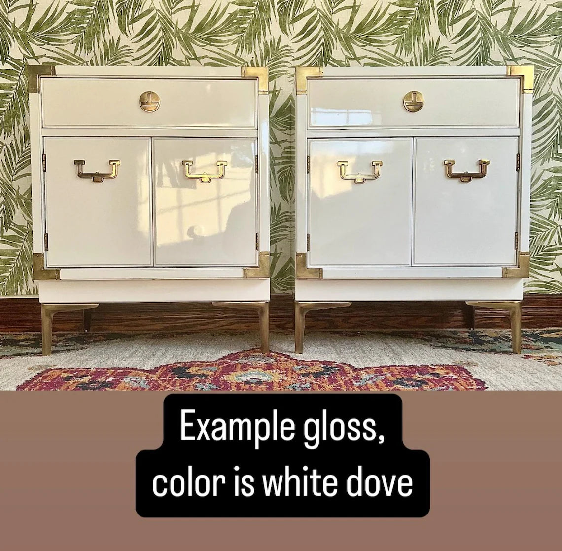 Customizable a Pair of Dixie French Style End Stands